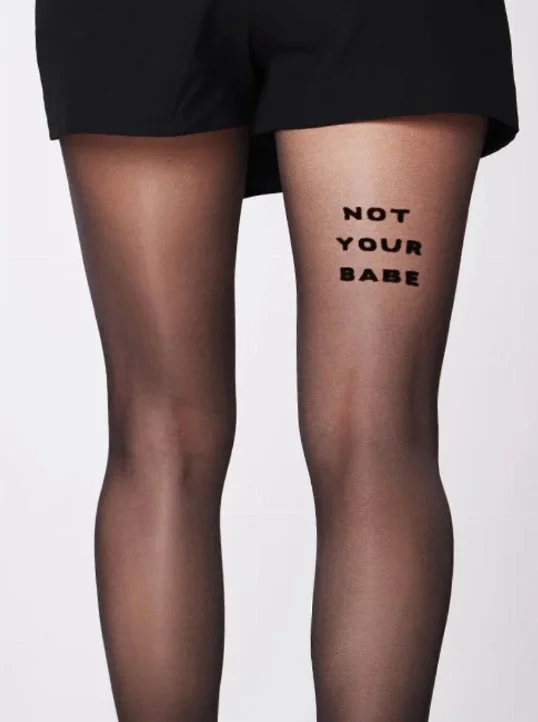 Strumpfhose Not Your Babe