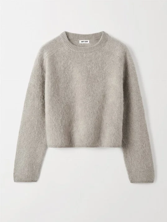Pullover Brushed Crewneck Greige