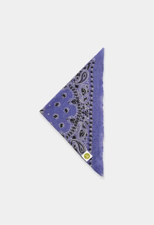 Tuch Bandana Calvina Paisley S Blau