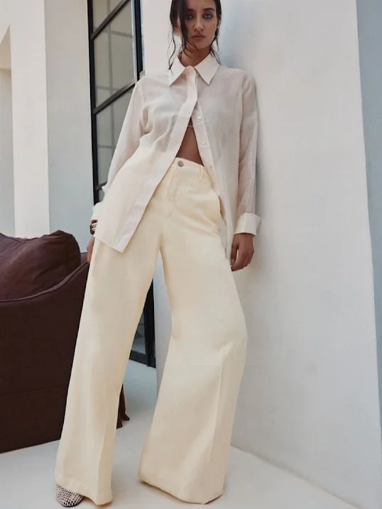 Hose Ivon Soft Denim Vanille