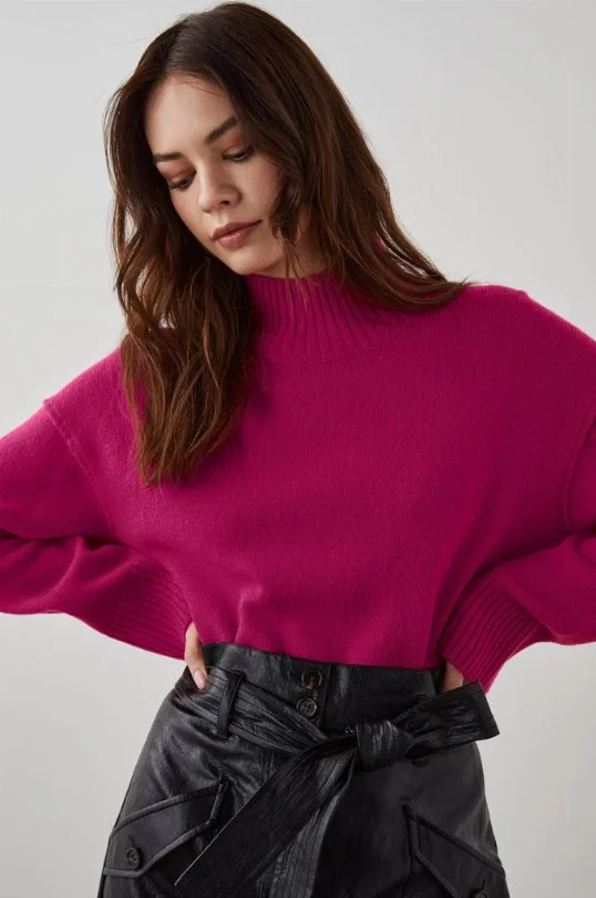 Pullover Sasha Sweater Cerise Rose