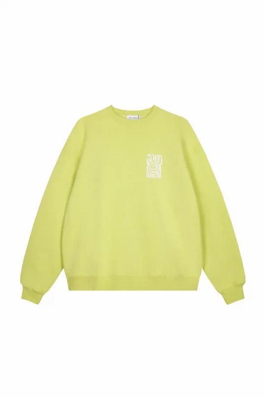 Oversized Sweater Good Karma Lime