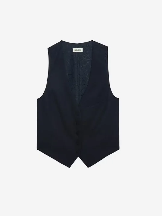 Weste Emaux Schurwolle