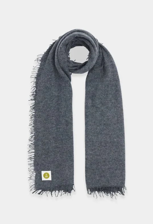 Schal Melange Dark Grey