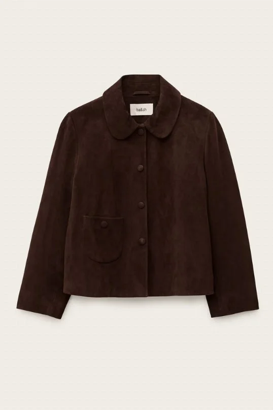 Lederjacke Milas Chocolat