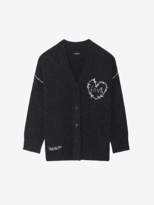 Cardigan Arpa Anthrazit