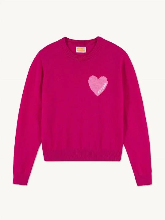Pullover Herz Tropical Pink