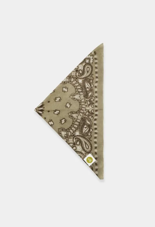 Tuch Bandana Calvina Paisley K Khaki