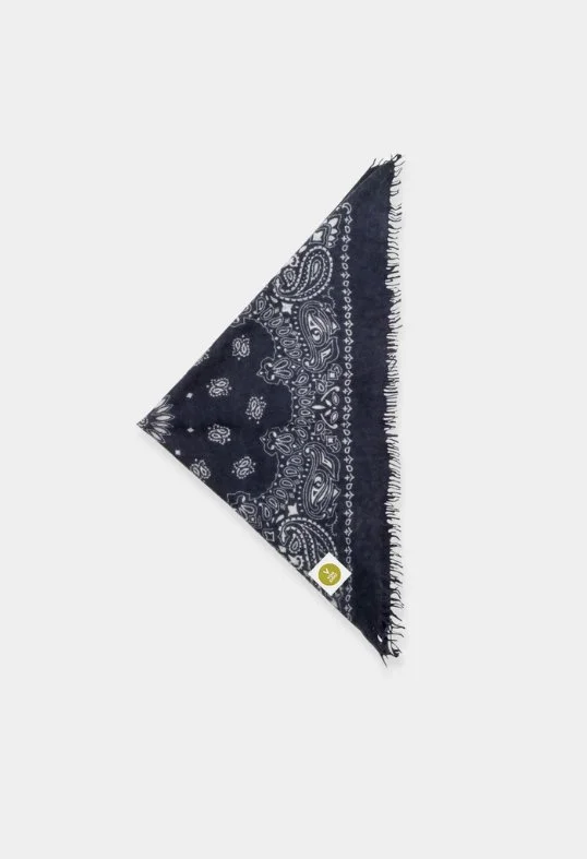 Tuch Bandana Cashmere Paisley AC mit Fransen