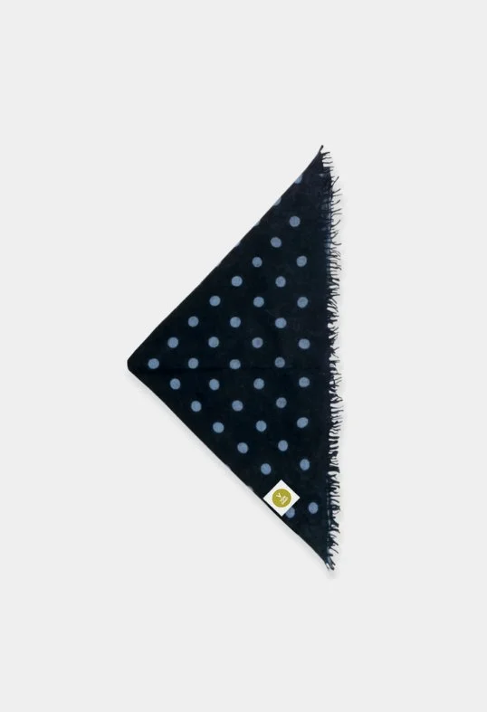 Tuch Bandana Polka Dots Navy
