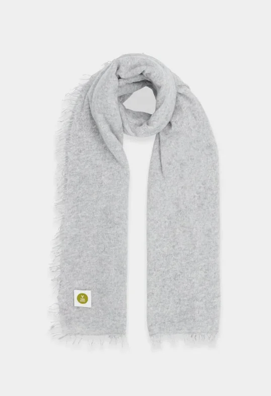 Schal Melange Light Grey