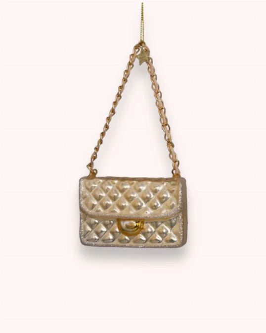 Weihnachtsanhänger Fashion Bag Gold