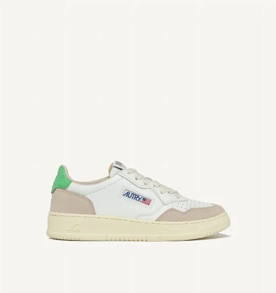 Sneaker Leather Suede Green