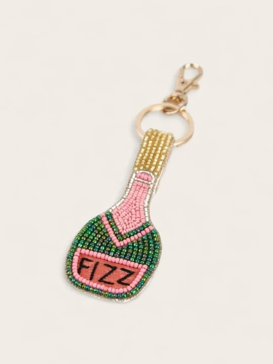 Schlüsselanhänger Fizz Grün/Pink