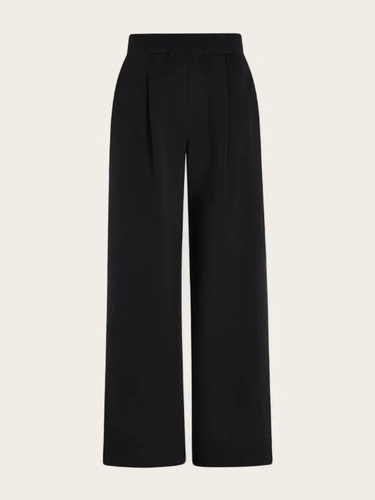 Hose Extra Wide Leg Schwarz