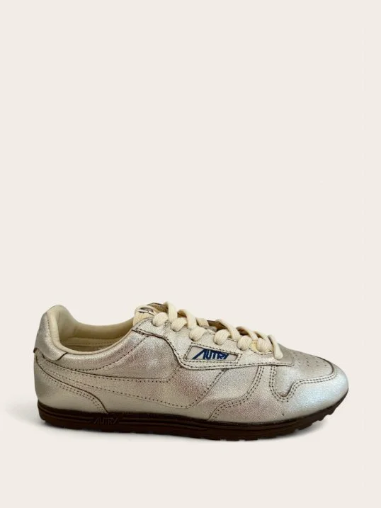 Sneaker Windspin Leather Platinum