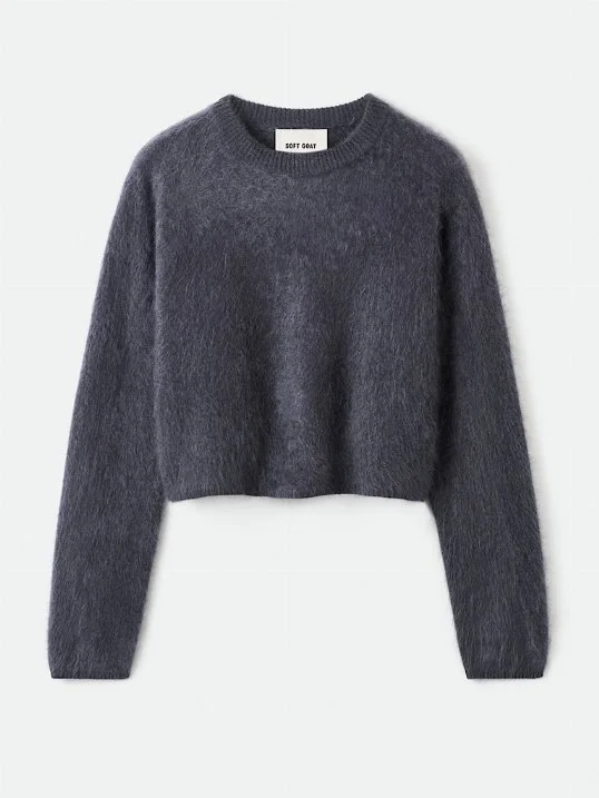 Pullover Brushed Crewneck Anthracite