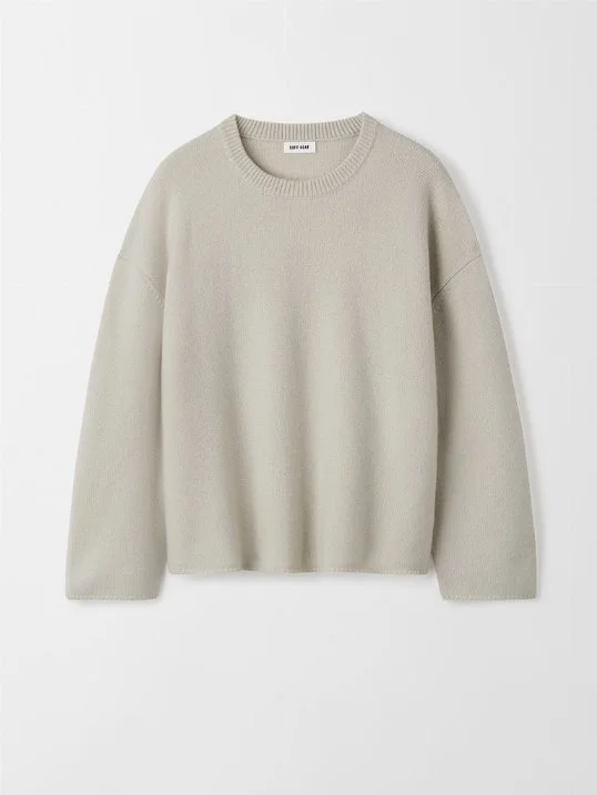 Pullover Brushed Crewneck Greige
