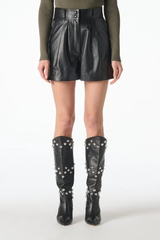 Shorts Edmont Leder Black