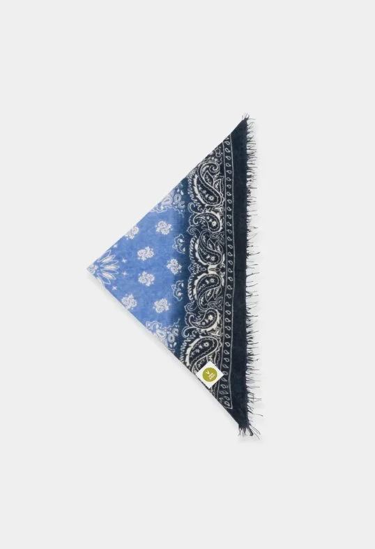 Tuch Bandana Cashmere Paisley AH mit Fransen