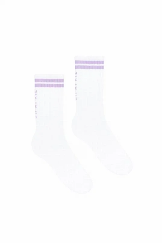 Socken Steffi White/Lilac