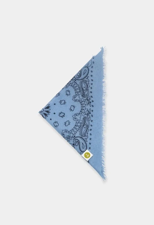 Tuch Bandana Cashmere Paisley R mit Fransen