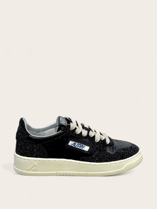 Sneaker Leather Stars Black/Black