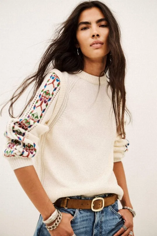 Pullover Elda Ecru