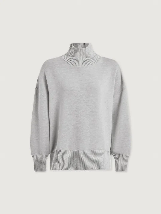 Sweater Barker High Neck Light Grey