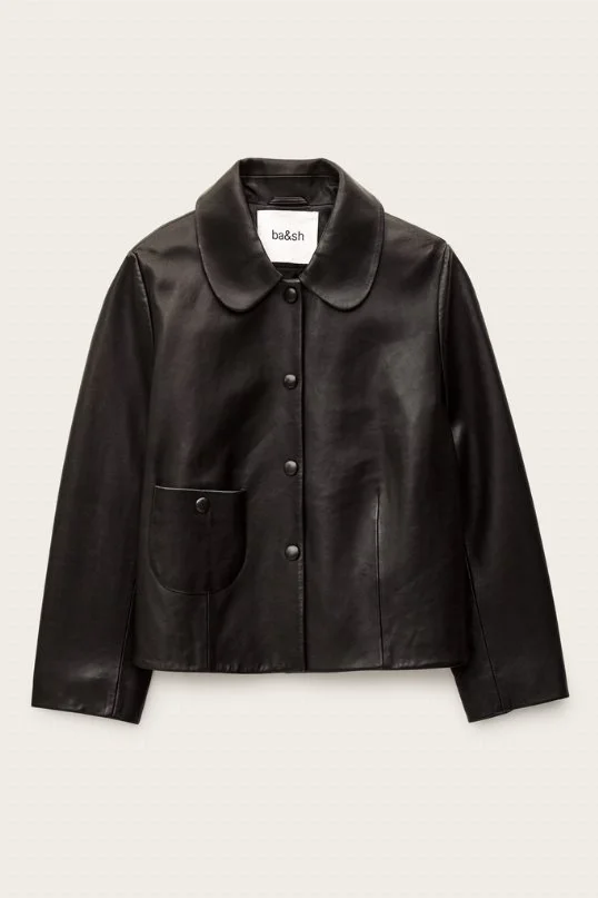Lederjacke Milos Noir