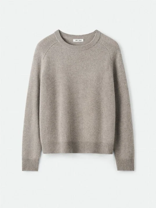 Pullover Boyfriend Crewneck Greige