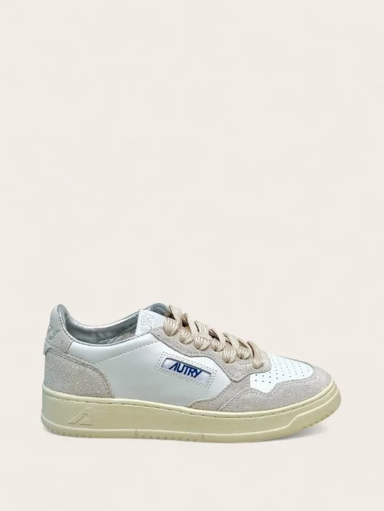 Sneaker Leather Stars White/White