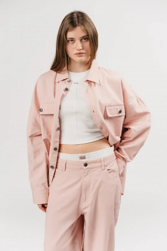 Denim Overshirt Rose