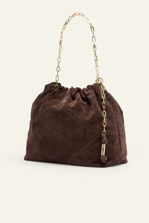 Tasche June Wildleder Braun