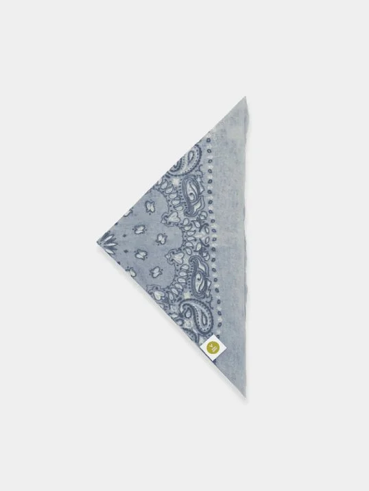 Tuch Bandana Calvina Paisley C Hellblau