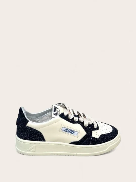 Sneaker Leather Stars Marshmellow/Blue