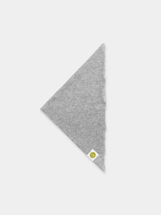Tuch Bandana Melange Medium Grey Glitter