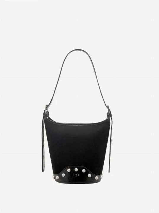 Tasche Mini Studded Bucket Bag Black