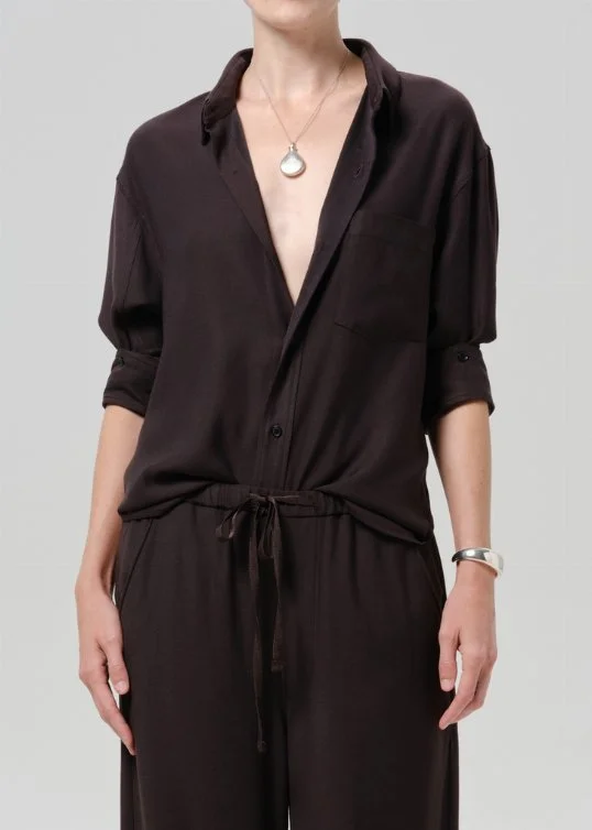Bluse Kayla Shirt Brown