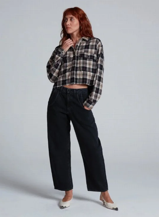 Bluse Crosby in Flanell