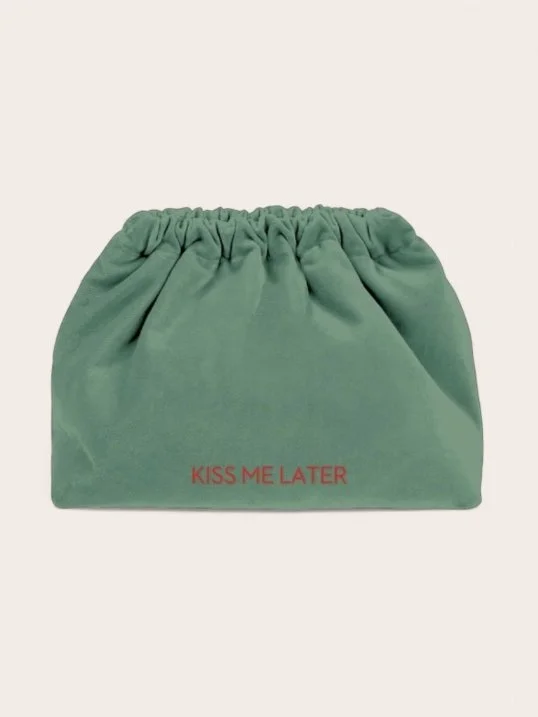 Clutch Samt KISS ME LATER