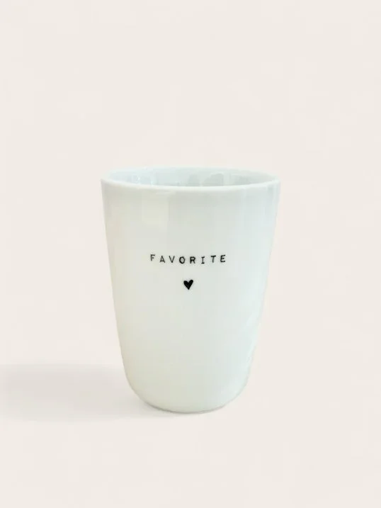 Becher Favorite Herz