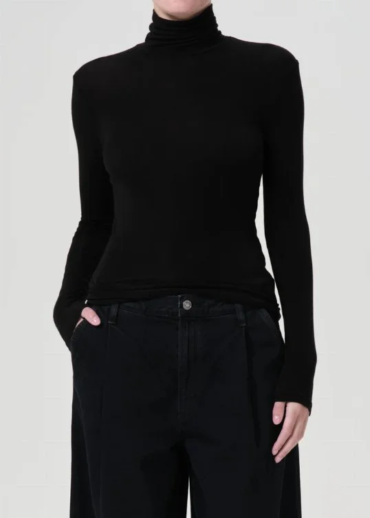 Longsleeve Pascale Turtleneck Black