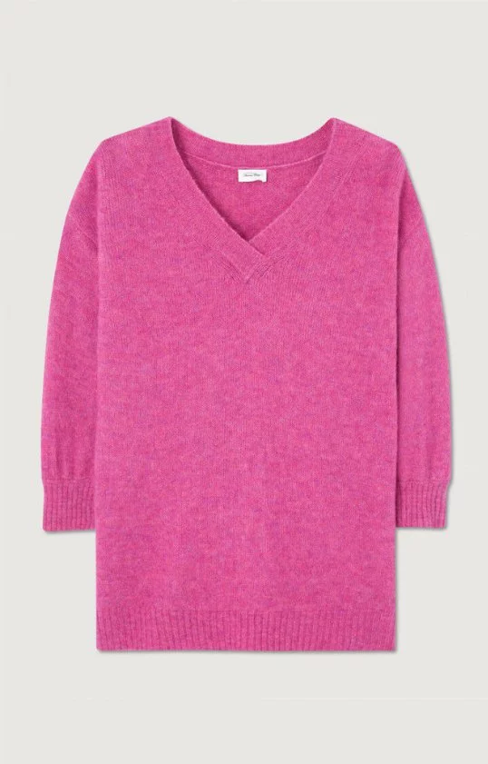 Pullover East in Magenta