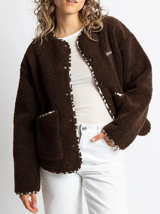 Jacke Teddy Fleece Chocolate