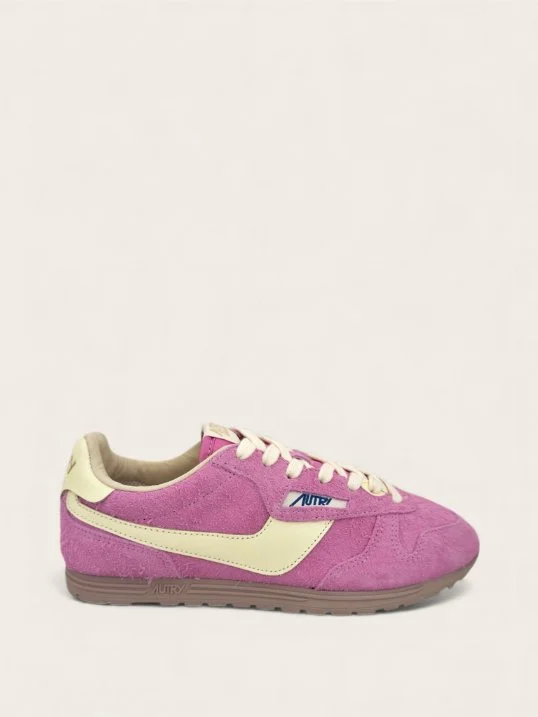 Sneaker Windspin Suede/Leather Pompadour Rose
