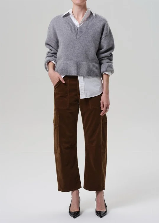 Hose Marcelle Cargo in Manuka