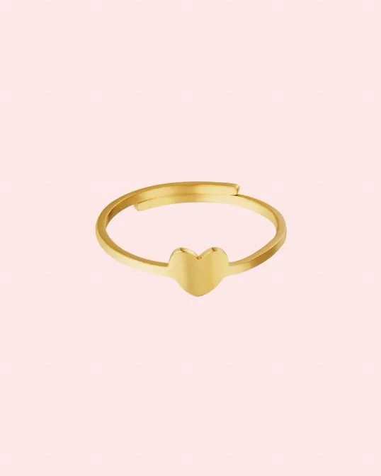 Ring Heart in Gold