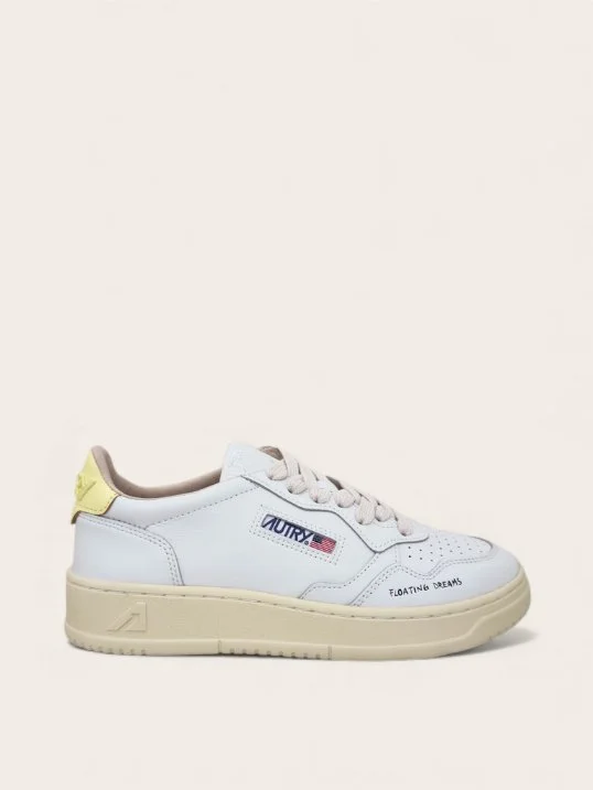 Sneaker Medalist White/Lemon