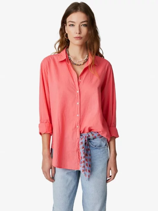 Bluse Beau in Coral Glow
